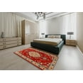 thumbnail image 5 of Ahgly Company Machine Washable Indoor Rectangle Traditional Red Area Rugs, 6' x 9', 5 of 7