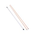 thumbnail image 1 of jinwen 2 Pieces Golf Alignment Sticks Alignment Rods for Full Swing Practice Aiming Orange, 1 of 9