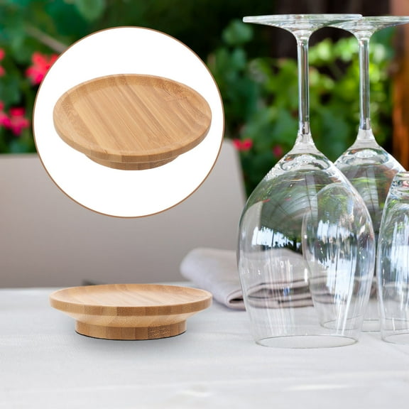 WHAMVOX 1Pcs Orange Appetizer Plate Mini For Wine Glass And Home Use