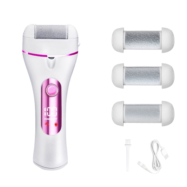 Vwrxbz Electric Foot File Callus Remover Rechargeablortable Dead Skin Grinder with Digital Display