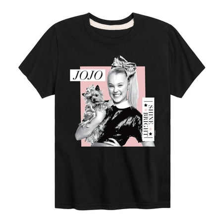 JoJo Siwa - Shine Bright - Toddler And Youth Short Sleeve Graphic T-Shirt