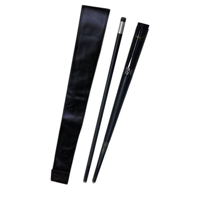 Siruishop 1/2 Queue de Piscine Tendance Fait Main avec Pochette de Rangement pour Femmes Amateurs d'Intérieur Argent