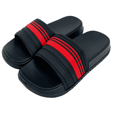 

Men s Sport Slide Sandals Beach Home Indoor Outdoor Non Slip Shower Slippers