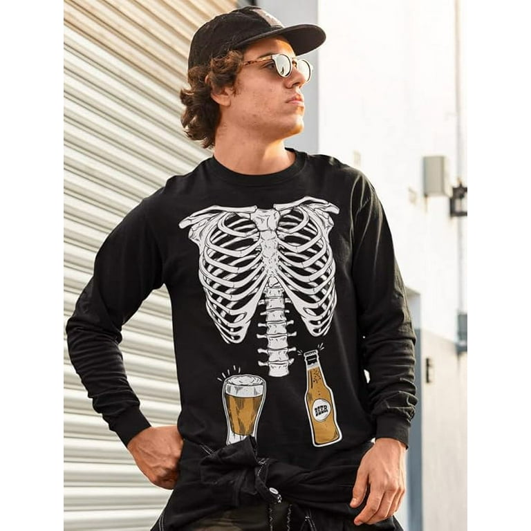 Men's Skeleton Costume | Expecting Beer Athletic Cosplay hotsell Costume | MMA RunDisney Running Tank T-Shirt | Jogging Shorts Leggings Meggings