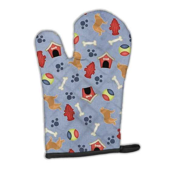 Carolines Treasures BB3925OVMT Caucasian Shepherd Dog Dog House Collection Oven Mitt Large multicolor