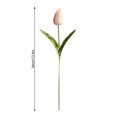thumbnail image 2 of Bearachild Mini flor artificial, lirio único, tulipán, flor monarca, flor falsa de PU, decoración para el hogar y la Oficina, decoración para Flores artificiales Rosa claro Bearachild HA6563-05B, 2 of 6