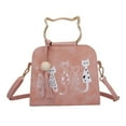 thumbnail image 1 of Animal Messenger Bag Women Handbags Cat Rabbit Pattern Shoulder Crossbody Bag, 1 of 9