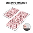 thumbnail image 2 of Honeii Cartoon Strawberry Print Kitchen Mat [2 PCS] for Floor, Waterproof Non-Slip Rugs, Kitchen Decor,Standing Mat for Floor,Office, Sink, Laundry, 2 of 6