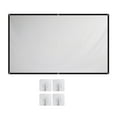 thumbnail image 2 of Portable Outdoor Projection Screen, 16:9 4K HD Movie Screen with Carry Bag, Foldable Anti Crease, for Indoor Outdoor Home Theater Film Night Party Camping, 2 of 7
