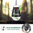 thumbnail image 5 of Lámpara antimosquitos, trampa para insectos portátil impermeable, 2 en 1 UV solar y USB recargable lámpara antimosquitos para camping para jardín interior y exterior, 5 of 5