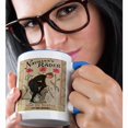 thumbnail image 2 of 3dRose, Naumanns Rader German Bicycle Advertising Poster, 11oz Two-Tone Blue Mug, 2 of 7