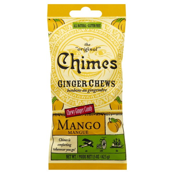 Chimes Ginger Chews Tropical Mango 1.5 Oz