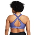 thumbnail image 3 of Top Deportivo Under Armour Crossback de Impacto Medio para Mujer Starlight, 3 of 6