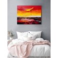 thumbnail image 3 of Abstract Art Canvas Print Wall Art Red Black Color Block Framed Canvas Art Wall Decor Modernism Pictures Painting Morden Artwork for Living Room Bedroom, Ready to Hang - 12"x16", 3 of 6
