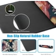 thumbnail image 5 of Vintage Beautiful Flowers Desk Mat,Large Gaming Mouse Pad,Non-Slip Rubber Base Desk Pad with Stitched Edges for Desk Office Home Decor 35.4X15.7 Inch, 5 of 6