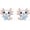 Axolotl, variant on Axolotl Stud Earrings 925 Sterling Silver Cute Axolotl Salamander with Heart January Birthstone Animal Stud Earrings Birthday Axolotl Jewelry Gift for Women Friends