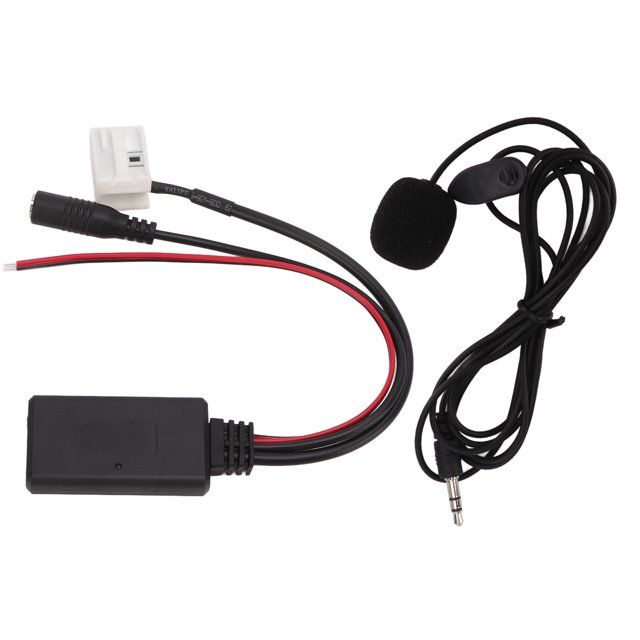 Stereo Radio AUX Cable,12 Pin AUX Adapter Pin AUX Adapter Microphone Kit Stereo Radio AUX Adapter Reliable and Durable