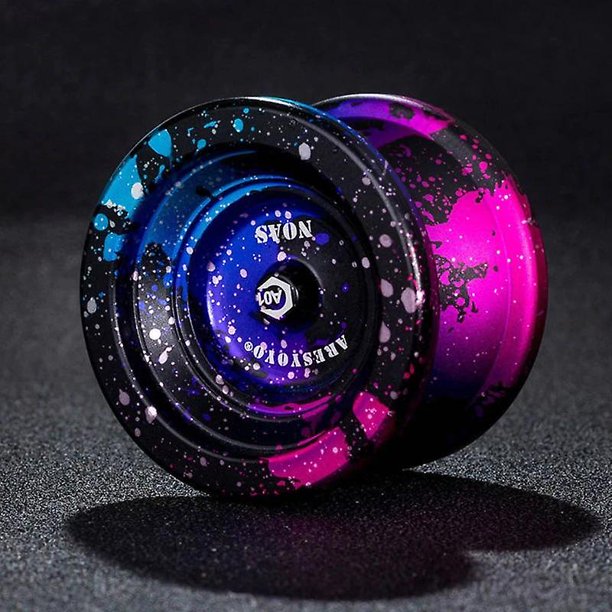 Juguete de la bola del Yo Yo de la aleación de 2 pulgadas con el juguete Yo-yos sensible del metal de la secuencia para los niños que lanzan y devuelven el juego Ba ShuxiuWang 8390614763142