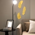 thumbnail image 3 of 3D Feather Family Wall Decor, Acrylic Wall Stickers for Living Room, Mirror Wall Decor, Modern Style, 3 of 7