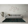 thumbnail image 3 of Ahgly Company Indoor Round Persian Light Blue Traditional Area Rugs, 5' Round, 3 of 4