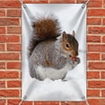 thumbnail image 2 of Squirrel Eating in Winter Home Business Office Sign, 2 of 3