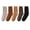 Multicolor 2, variant on ZHENHONG Casual Socks for Women 10 PCS Fashion Cotton Socks Autumn And Winter Sweat Absorbent Breathable Warm Ladies Solid Color Pile Socks