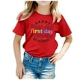 thumbnail image 5 of YUEHUA My First Day Of Preschool Shirt Girl Relaxed Fit Cute Round Neck Short Sleeve Boys Girls First Day Of Pre-K Tshirt Kids Back To School Gift Tee, 5 of 5