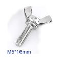 thumbnail image 2 of 10 tornillos de mariposa M5, tornillos de máquina de acero inoxidable 304, tornillos de fijación de mariposa de 16 mm, kit surtido de herramientas de reparación, surtido de arandelas (M5 * 16 mm) Sailing Electrónica, 2 of 5