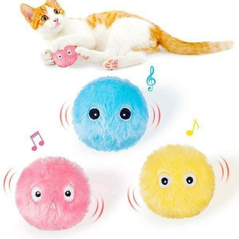 OUDDODU Cat Toys Balls with Launcher,Interactive Fuzzy Soft Balls with 100  Pcs Colorful Cat Pom Pom Balls,Silent Toy and DIY Fun for Indoor Cats,Bite  Resistant and Best Gift for Cats. - Yahoo