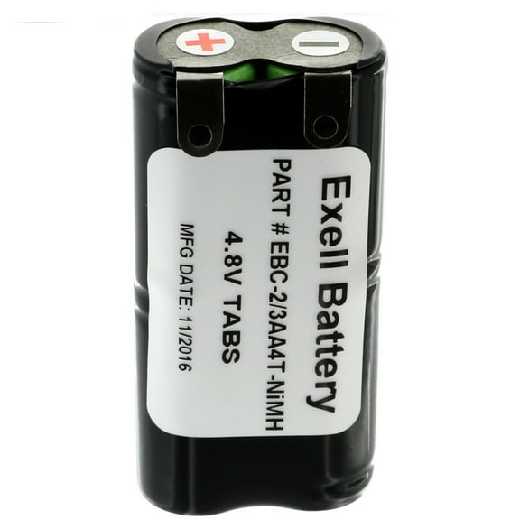 Exell 4.8V 650mAh NiMH Custom Battery Pack w/ Tabs