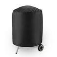 thumbnail image 1 of Housse de Gril BBQ Ronde Robuste en Oxford 210D Imperméable pour Fumoir Extérieur (asshown), 1 of 7