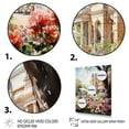 thumbnail image 3 of Designart "Garden Party Country Clubs painting I" Cityscapes Floater Framed Wall Art Living Room, 3 of 7
