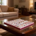 thumbnail image 4 of HEWANG Mahjong Block Set, 65 Tiles SeasideEscape Game Blocks, Seaside Escapes Game, Portable Travel Mahj- Tiles, National Flag Mahjong Tile Set, for Travel Picnic Spring Gathering, 4 of 6