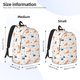 thumbnail image 2 of Fotbe Corgi Dog And Heart Mochila de Lona con Estampado, Mochila Duradera, Mochila Versátil de Alta Calidad, Mochila Compacta Vintage-Small, 2 of 5