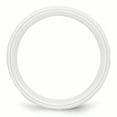 thumbnail image 2 of Ceramic White Faceted 8mm Polished Band Size 9, 2 of 6