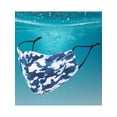 thumbnail image 4 of Cloth Face Mask Reuseable Washable Fabric Cover,2 Pack Camo Blue, 4 of 4