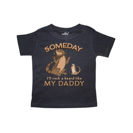 

Inktastic Someday I ll Rock A Beard Like My Daddy-Bearded Dragons Gift Toddler Boy or Toddler Girl T-Shirt