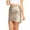 Champagne, variant on CharmCyan Sequin Mini Skirt for Women Ruched Bodycon Wrap Design Shimmer Party Casual Stretchy Slim Fit Skirt Above Knee Length Black L