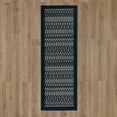 thumbnail image 3 of Mohawk Home Silvestre Border Indoor Runner Rug, Dark Blue, 20" x 34", 3 of 10