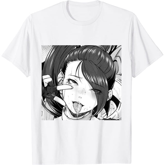 Ecchi Otaku Hentai Waifu Ahegao - Camiseta manga anime