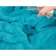 thumbnail image 4 of American Soft Linen Turkish 6 Piece Towel Set, 100% Cotton Premium Soft Bathroom Towels, Aqua Blue, 4 of 9