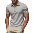 thumbnail image 1 of Styesk T-Shirts pour Homme Chandail à Fermeture Éclair Imprimé Col à Revers Manches Longues Col Rabattu Blouse Chemise, 1 of 4