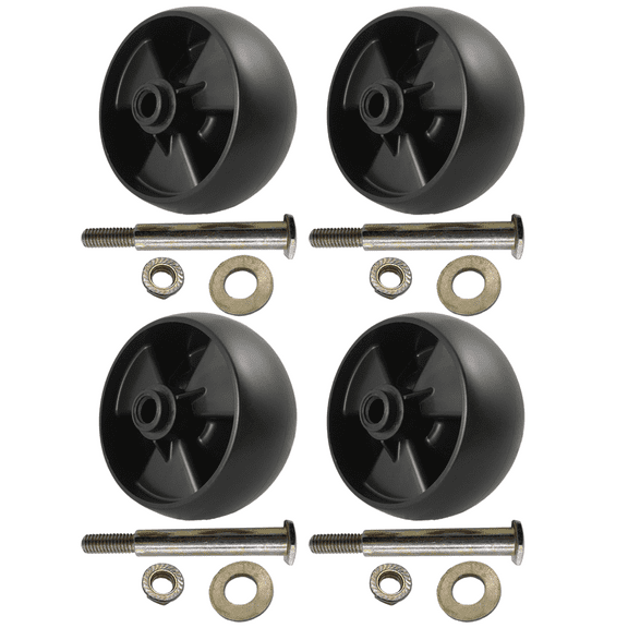 Parts 4 Outdoor 4Pk Deck Wheel for Cub Cadet 734-04155 Toro 112-0677 72-025 210-275 13AK11CK712