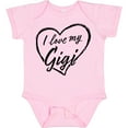 thumbnail image 3 of Inktastic I Love My Gigi in Black Chalk Heart Boys or Girls Baby Bodysuit, 3 of 5
