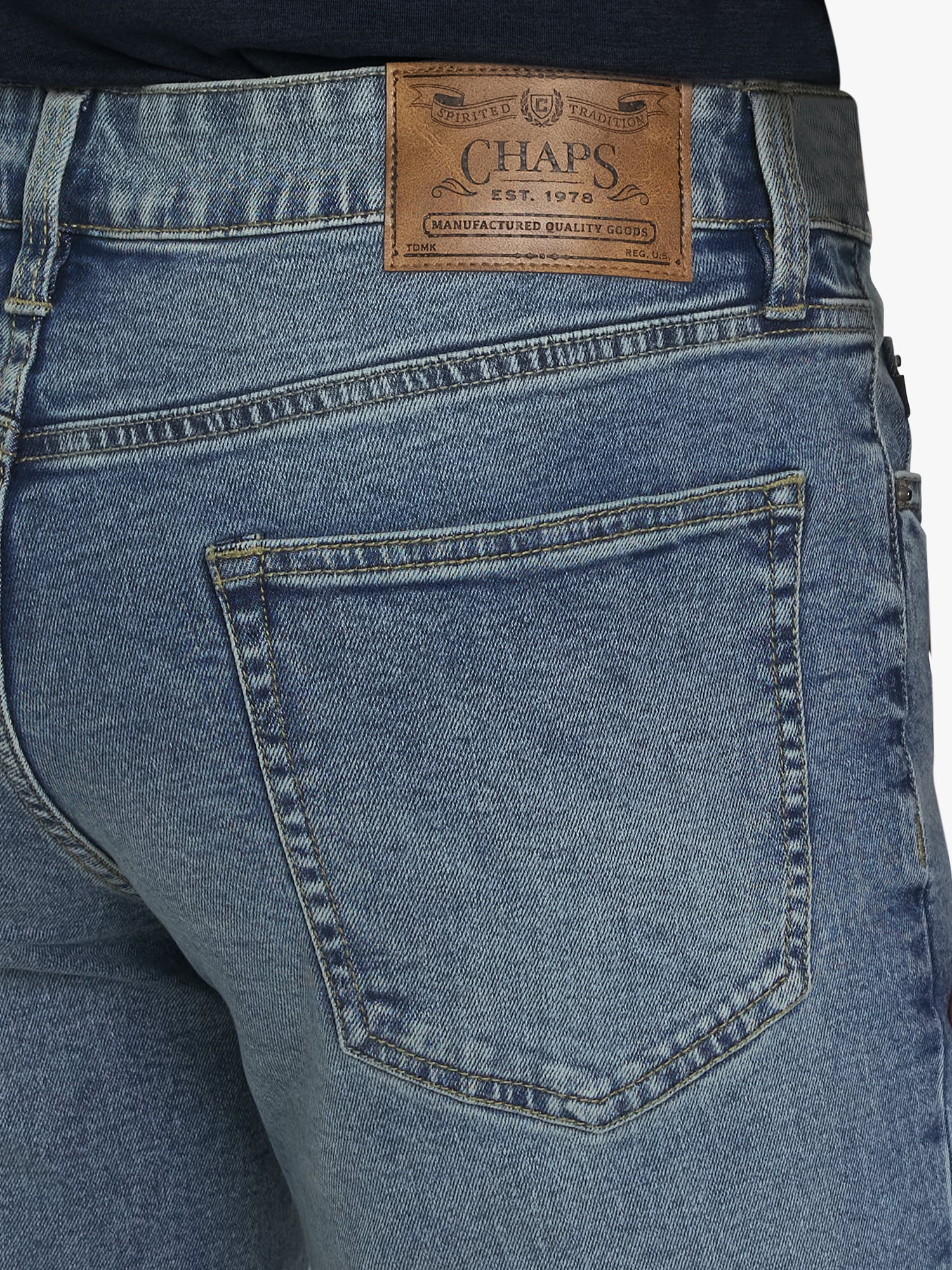 Chaps Men's & Big Men's Stretch Regular-Fit Denim Jeans, Sizes 30-42