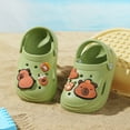 thumbnail image 2 of MUXiin Kids Clogs Shoes Boys Girls Girls Sandals For Toddlers Breathable Comfortable Everyday Casual Outdoor Play Shoes For 1 5 Year Olds Slip Durable Lightweight Summer Footwear, 2 of 7
