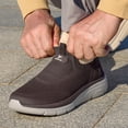 thumbnail image 3 of Fittington Men's Extra Wide Slip on Walking Shoes - Hands Free Lightweight Sneakers with Arch Support & Cushioned Sole, Easy on & off, 3 of 11