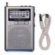thumbnail image 5 of Radio FM, AM, MP3, Receptor Mundial con Pantalla y Altavoz, 88-108 MHz, Compatible con Tarjeta TF, Conector para Auriculares, Mini Radio de Bolsillo B, 5 of 5