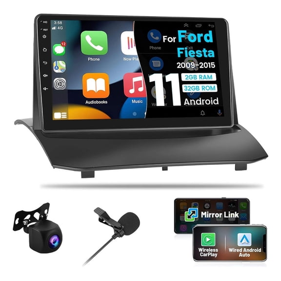 Torovo Car Radio Stereo Ford Fiesta 2009-2017 Android Carplay GPS 2 32G