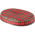 thumbnail image 4 of DMI 18-inch Convoluted Molded Foam Ring Donut Pillow Seat Cushion for Hemorrhoids, Back Pain, Tailbone Relief Cushion, Plaid, 4 of 8